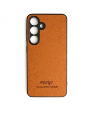 Чохол Huryl Leather Case Samsung Galaxy S24+ Brown