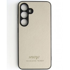 Чохол Huryl Leather Case Samsung Galaxy S24 Cream