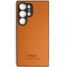 Чехол Huryl Leather Case Samsung Galaxy S24 Ultra Brown