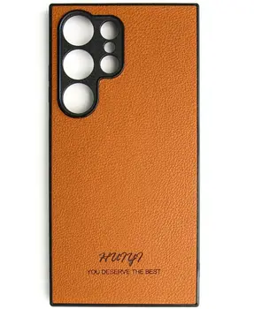 Чехол Huryl Leather Case Samsung Galaxy S24 Ultra Brown