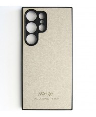 Чохол Huryl Leather Case Samsung Galaxy S24 Ultra Cream
