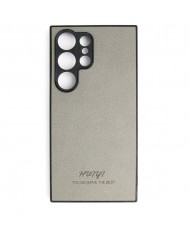 Чехол Huryl Leather Case Samsung Galaxy S24 Ultra Gray