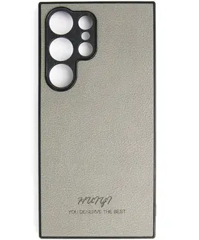 Чехол Huryl Leather Case Samsung Galaxy S24 Ultra Gray