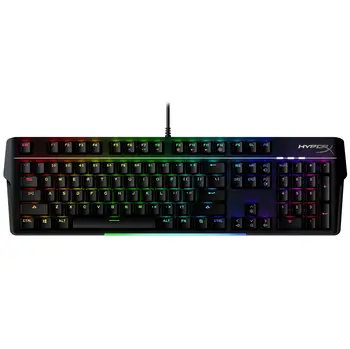 Клавіатура HyperX Alloy MKW100 TTC Red USB RGB ENG/RU Black (4P5E1AX) (UA)