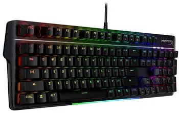 Клавіатура HyperX Alloy MKW100 TTC Red USB RGB ENG/RU Black (4P5E1AX) (UA)