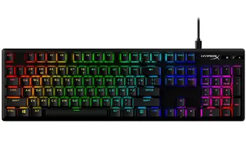 Клавіатура HyperX Alloy Origins Red RGB PBT ENG/RU Black (639N3AA) (UA)