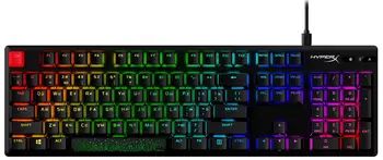 Клавіатура HyperX Alloy Origins Red RGB PBT ENG/RU Black (639N3AA) (UA)