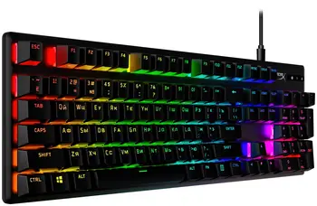 Клавіатура HyperX Alloy Origins Red RGB PBT ENG/RU Black (639N3AA) (UA)
