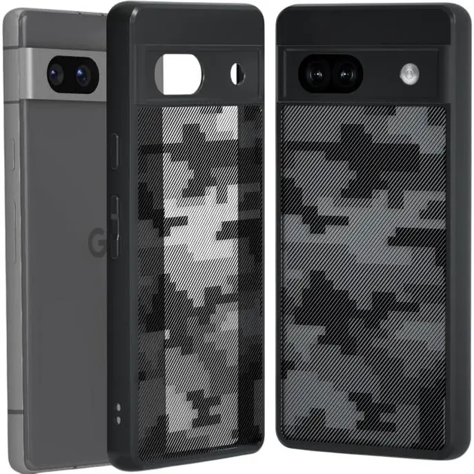 Чохол IBMRS Anti-fall Frosted Case для Google Pixel 7a Lattice Camo
