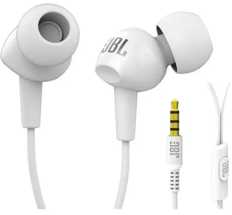 Навушники з мікрофоном JBL C100SI White