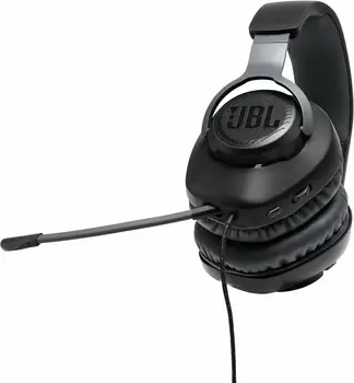 Наушники с микрофоном JBL Quantum 100 Black (JBLQUANTUM100BLK) (UA)