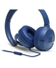 Навушники з мікофоном JBL T500 Blue (JBLT500BLU) (UA)