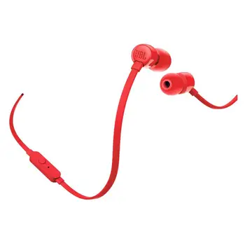 Наушники с микрофоном JBL Tune 110 Red (JBLT110RED)