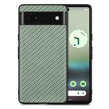 Чехол KOOLRIVER Carbon Style для Google Pixel 6a Green