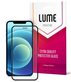 Защитное стекло для смартфона LUME Protection 2.5D Ultra thin Fully for iPhone 12/12 Pro Front Clear (LU25D61C)