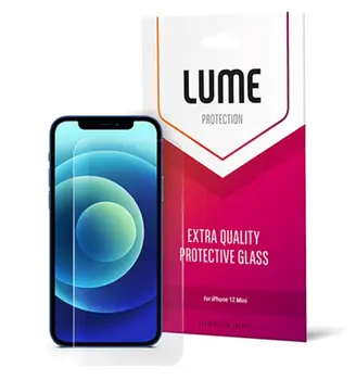 Защитное стекло для смартфона LUME Protection 2.5D Ultra thin Fully for iPhone 12 mini Front Clear (LU25D54C)