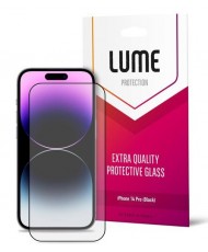 Защитное стекло для смартфона LUME Protection Anti Static Dustproof Glass for iPhone 14 Pro/15 Front Black (LU14PB)