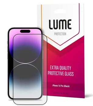 Захисне скло для смартфону LUME Protection Anti Static Dustproof Glass for iPhone 14 Pro/15 Front Black (LU14PB)