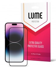 Захисне скло для смартфону LUME Protection Anti Static Dustproof Glass for iPhone 14 Pro Max Front Black (LU25D14PMB)