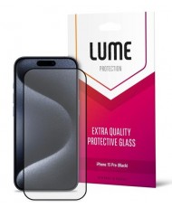 Защитное стекло для смартфона LUME Protection Anti Static Dustproof Glass for iPhone 15 Pro Front Black (LU15PB)