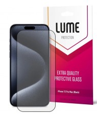 Защитное стекло для смартфона LUME Protection Anti Static Dustproof Glass for iPhone 15 Pro Max Front Black (LU15PMB)
