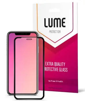 Захисне скло для смартфону LUME Protection Full 3D for iPhone 11 Pro/XS/X Front Black (LUP3DXSMB)