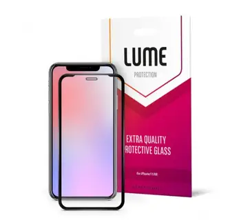 Захисне скло для смартфону LUME Protection Full 3D for iPhone 11/XR Front Black (LUP3DXB)