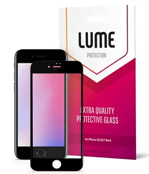 Захисне скло для смартфону LUME Protection Full 3D for iPhone SE2/8/7 Black (LUP3D7/8/SEB)