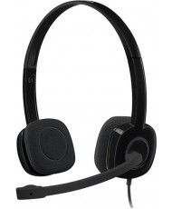 Наушники с микрофоном Logitech H151 Stereo Black (981-000589) (UA)