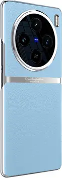 Чохол Luxury Shockproof Hybrid Leather Case для Vivo X100 Pro Blue