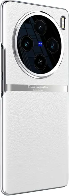 Чохол Luxury Shockproof Hybrid Leather Case для Vivo X100 White