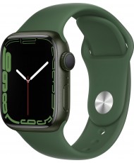 Смарт-годинник Apple Watch Series 7 GPS + Cellular 45mm Green Aluminum Case with Clover Sport Band (MKJ93)