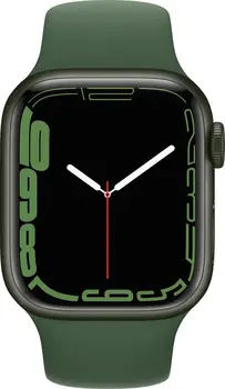 Смарт-годинник Apple Watch Series 7 GPS + Cellular 45mm Green Aluminum Case with Clover Sport Band (MKJ93)