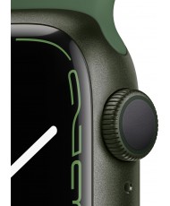 Смарт-годинник Apple Watch Series 7 GPS + Cellular 45mm Green Aluminum Case with Clover Sport Band (MKJ93)