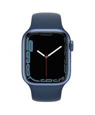 Смарт-годинник Apple Watch Series 7 GPS 41mm Blue Aluminum Case With Blue Sport Band (MKN13)