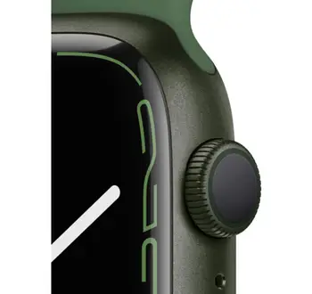 Смарт-годинник Apple Watch Series 7 GPS 45mm Green Aluminum Case With Green Sport Band (MKN73)