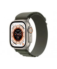 Смарт-годинник Apple Watch Ultra GPS + Cellular 49мм Titanium Case with Green Alpine Loop - Small (MNHC3/MNHJ3)