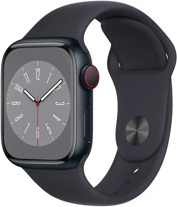 iPhone8とApplewatch Смарт-годинник Apple Watch Series 8 GPS 45mm Midnight Aluminum