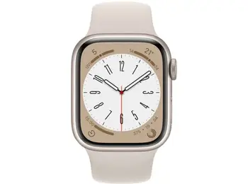 Смарт-годинник Apple Watch Series 8 GPS 41mm Starlight Aluminum Case with Starlight Sport Band (MNP63)