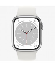 Смарт-годинник Apple Watch Series 8 GPS 41mm Silver Aluminum Case with White S. Band (MP6K3, MP6L3)