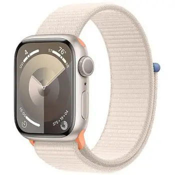 Смарт-годинник Apple Watch Series 9 GPS 41mm Starlight Aluminum Case w. Starlight S. Loop (MR8V3)