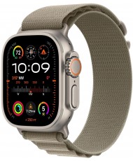 Смарт-годинник Apple Watch Ultra 2 GPS + Cellular 49mm Titanium Case with Olive Alpine Loop - Small (MREX3/MRFH3)