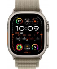 Смарт-годинник Apple Watch Ultra 2 GPS + Cellular 49mm Titanium Case with Olive Alpine Loop - Small (MREX3/MRFH3)