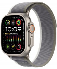 Смарт-годинник Apple Watch Ultra 2 GPS + Cellular 49mm Titanium Case with Green/Gray Trail Loop - S/M (MRF33)