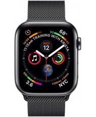 Смарт-часи Apple Watch Series 4 GPS + LTE 44mm Black Steel w. Black Milanese l. Black Steel (MTV62, MTX32)