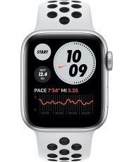 Смарт-годинник Apple Watch Nike SE GPS 44mm Silver Aluminum Case w. Pure Platinum/Black Nike Sport B. (MYYH2)