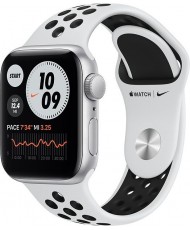 Смарт-годинник Apple Watch Nike SE GPS 44mm Silver Aluminum Case w. Pure Platinum/Black Nike Sport B. (MYYH2)