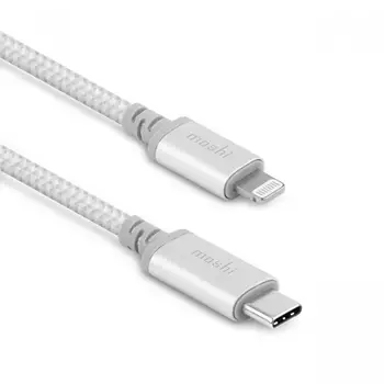 Кабель Moshi Integra USB-C to Lightning Cable 1.2 m Jet Silver (99MO084105)