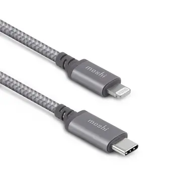 Кабель Moshi Integra USB-C to Lightning Cable 1.2 m Titanium Gray (99MO084041)