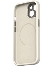 Чехол Moshi Napa Slim Hardshell Case for iPhone 15 Eggnog White (99MO231109)